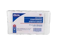 Dukal Corporation Conforming Stretch Gauze Bandage DUKAL Rayon / Poly Blend 2" X 4.1 Yard Roll (#602, Sold Per Bag)