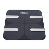 Body Fat Scale - 180Kg Digital LCD Body Weight Bathroom Scales Household Smart Body Fat Scale Electronic Weight Scale Black
