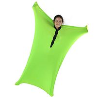 Sensory Sox Stretchy Body Socks Full-Body Wrap to Relieve Stress, Hyposensitivity Great for Boys, Girls with Autism, Anxiety (Small 47"x27", Green)