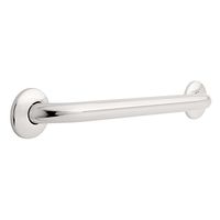 Franklin Brass 5718BS 1-1/4-Inch x 18-Inch Concealed Mount Safety Bath and Shower Grab Bar, Bright Stainless Steel