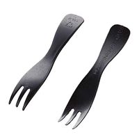 Conan-1 Disposable Forks Plastic Fork white Organic Cutlery I Plastic Cutlery Fork Compostable I Bioplastic Forks