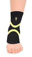 exiz king Ankle Support Brace Copper Infused Compression Sleeve Leg Arthritis Foot Pain Relief (Large)