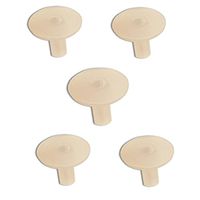 C&E CNE77896 RG6 Feed Through Bushing, Clear, 5-Pack