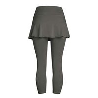 Clearance Women's Juniors Workout Skirted Leggings Pants for Womens, Jiayit Women Skirted Capri Leggings Tennis Pants& Tennis Capri Skirted Leggings Tennis Clothing Legging