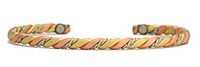 BillyTheTree Jewelry Nepal Brushed - Sergio Lub Copper Magnetic Therapy Bracelet - Made in USA! (lub507)| Size| Small - Up to 6 inches