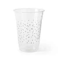Susty Party Supplies SPCUP18GRY116 PLA Party Cup, 16-Ounce, 50-Pack,Grey Star