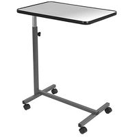 Cypress shop OverBed Table Rolling Food Tray Side Sofa Couch Table End Table Coffee Table Movable Side Snack Desk Computer Laptop Tablet Desk Tray Table Bed Room Living Room Home Furniture (Grey)