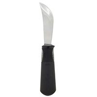 Adaptive Eating Utensil. OXO Good Grips Weighted Rocker Knife is Stainless Steel and 6.25 oz. Non-Slip Built Up Handle. Helpful for Parkinson’s, Tremors, Spasticity, Ataxia, Arthritis or The Elderly.
