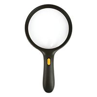 Magnifying Glass 1.8X 5X Illuminated Magnifier Lens Handheld Magnifying Glass with Light for Seniors Reading Small Prints Map Coins Jewelry Repair Tool LED Magnifying Glass Hand Held Magnifier