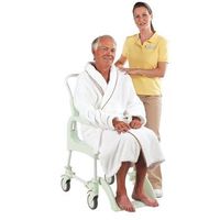 Preston Accessory - Commode Pan with Lid Green (For Etac Clean Shower/Commode Chair )