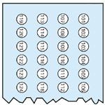 Brady SER-620A-101-200 Label, Polyester Film, 0.156" (3.960 mm) Diameter, White, 100/Card, 1 Card/Package