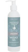 Soothing Touch Massage Gel, Unscented, 8 Ounce