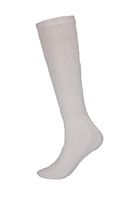 Sole Pleasers Men's King Size Diabetic Over the Calf Socks - 3 Pairs (White)