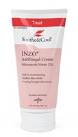 Medline Soothe and Cool Inzo Antifungal Cream, White, 12 Count