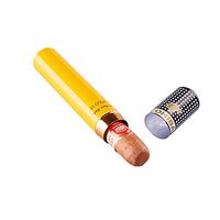 HAOYUSHANGMAO Cigar Moisturizing Tube, Travel Convenient Large Caliber Single Pack, Yellow, The Best Gift