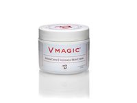 Vmagic Organic Vulva Cream vaginal moisturizer - Relieves dryness, itching, burning, redness, and chaffing - Feminine Care - Estrogen Free (2oz)