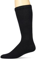 JOBST Sensifoot Closed Toe Crew Socks, Black, X-Large