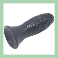 Flexible Personal Body Relax Massager for Trainer, Black Thick 6.7inch Anall Plug Didlo for Sex Women