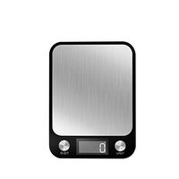 Digital Bathroom Scales Precision Kitchen Cooking Scales Electronic Scales Baking Said Household Food Scales Stainless Steel Balance Scales Body Composition Monitors (Color : Silver, Size : 10KG)