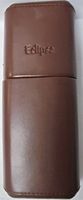 1 Eclipse Brand S Series Brown Luxury Leatherette Cigar Case with Cedar Lining. Fits 2 Cigars S3366BR