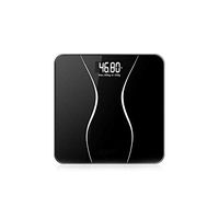 A2 Bathroom Glass Body Scale Household Electronic LCD Display Digital Floor Weight Balance Bariatric Weighing 180 KG,Russian Federation,Black
