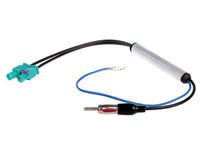 TWIN FAKRA Two Way TO Single DIN Connector Adapter Cable Car DVD Head Unit Stereos Radio Aerial Antenna ADAPTOR Cable for AUDI VW SKODA BMW by HitCar