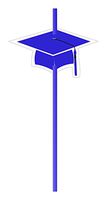 Creative Converting 6 Count Straws with Attachments, Purple