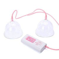 Electric Breast Enlargement Device Double Cups Portable Breast Massager Pump - Vacuum Suction Cup Enhancer Chest Care,Picture
