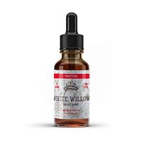 White Willow Tincture Extract, Organic White Willow (Salix Alba) Dried Bark Herbal Supplement in Cold-Pressed Vegetable Glycerin 670 mg