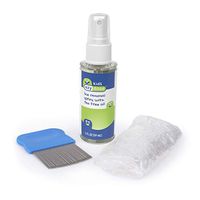 Ezy Dose Kids Lice and Eggs Comb and Removal Kit | Hair Care for Baby, Toddler, Adult | Tea Tree Oil Spray Bottle