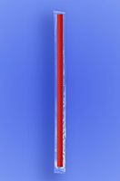 Wow Plastics Inc. Jumbo Straw 7.75" - Celo Wrapped - Red - 1/2000 (2,000/Polybag)