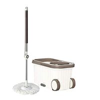 WXQ-XQ Mop and Bucket Cleaning Set Double Drive Adjustable Household Creamy-white Head2