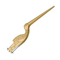 ❤️Byedog❤Children's Light Ear Spoon Visual Ear Picking Tool Adult Tweezers Ear Wax Clean (Gold)