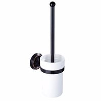 LAONA The American retro black ? Bathroom Wall is set single double pole single-cup of toilet paper, the Toilet brush