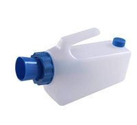 Unisex Urinal Long Tube with Lid Spill Proof Pee Bottles Hospital Incontinence Elderly Emergency Urine Collection Toilet Portable (Men,1000ML)