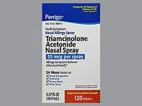 Perrigo Triamcinolone Acetonide Nasal Spray, 0.57oz (3)