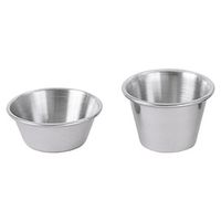 tainless Steel Sauce Cup, 2-1/2-Ounce (Case of 12)
