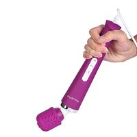 Mass&Pro Electric Massager Handheld Massager Wand Massager Handheld Elcetric Massager Massage Stick for Arm Neck Back Leg(Purple)