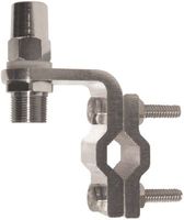 CB & Ham Radio Antenna Mirror Mount or L Bracket for 3/8-24 Thread Antennas