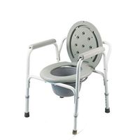 Drive Medical Folding Bedside Commode Seat with Commode Bucket and Splash Guard Gift for The Elderly