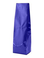 BAP 16 oz Blue Side Gusseted with Valve for Coffee (100 pcs)