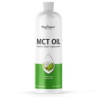 Dr Approved MCT Oil Keto Friendly from Coconut Oil, 2 Months Supply, Coffee Creamer, Brain and Body Fuel, Liquid 32 OZ, Vegan, Gluten-Free, Non-GMO, Unflavored
