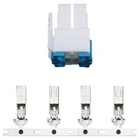 Semoic 4 Pin Short Wave Radio Power Supply Socket Cable Cord Connector for ICOM IC-7000 IC-7600/FT-450 TS-480