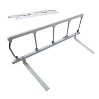 LRHL Hospital Metal Grip Bumper Bar,Foldable Bed Rail Safety Side Guard for Elderly, Hospital Metal Grip Bumper Bar,Punch Free Installation