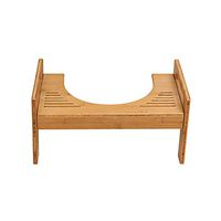 LXT PANDA Toilet Ottoman, Bamboo Child Adult Adjustable, Non-Slip Toilet Stool, Suitable for Bathroom and Bathroom.