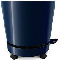 12" Self-Aerating + Self-Watering + High Drainage + Ventilaged Deep Reservoir Modern Round Planter Maintains Healthy Roots and Moisture for House Plants & Garden (Blue)