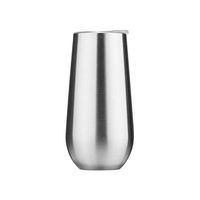 Namever 6Pcs 6oz Double-Wall Stainless Steel Vacuum Insulated Cup Coffee Tea Mug Tumbler Primary Color