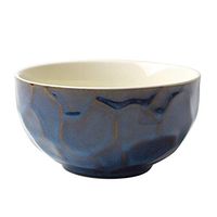 Bowl European Grain Folk culture bowl, Soup Folk culture bowl Creative Kiln Glazed Ceramic Folk culture bowl Household Instant Noodle Folk culture bowl, Salad Folk culture bowl Tableware (Color : Red,