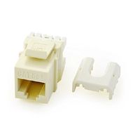 On-Q, Light Almond WP3475LA Cat5e RJ45 Quick Connect Keystone Insert with 110 Punch