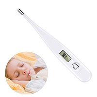 Digital Basal Thermometer for Fever Indicator Oral Armpit Underarm Rectum Flexible Waterproof Tip Fast Readings Thermometer for Baby Children Adults Kids